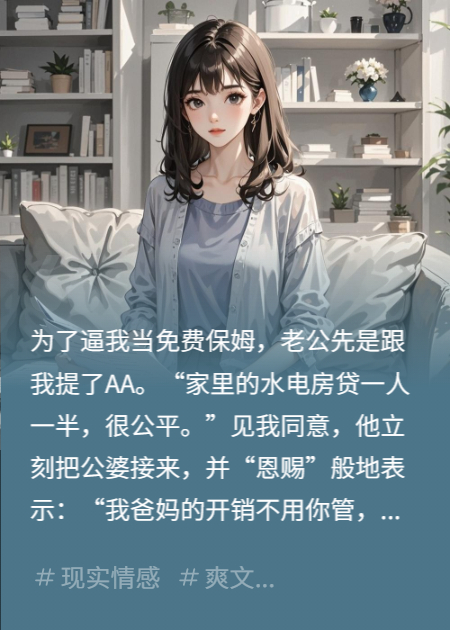 AA制后，我用账单撕碎老公的伪装