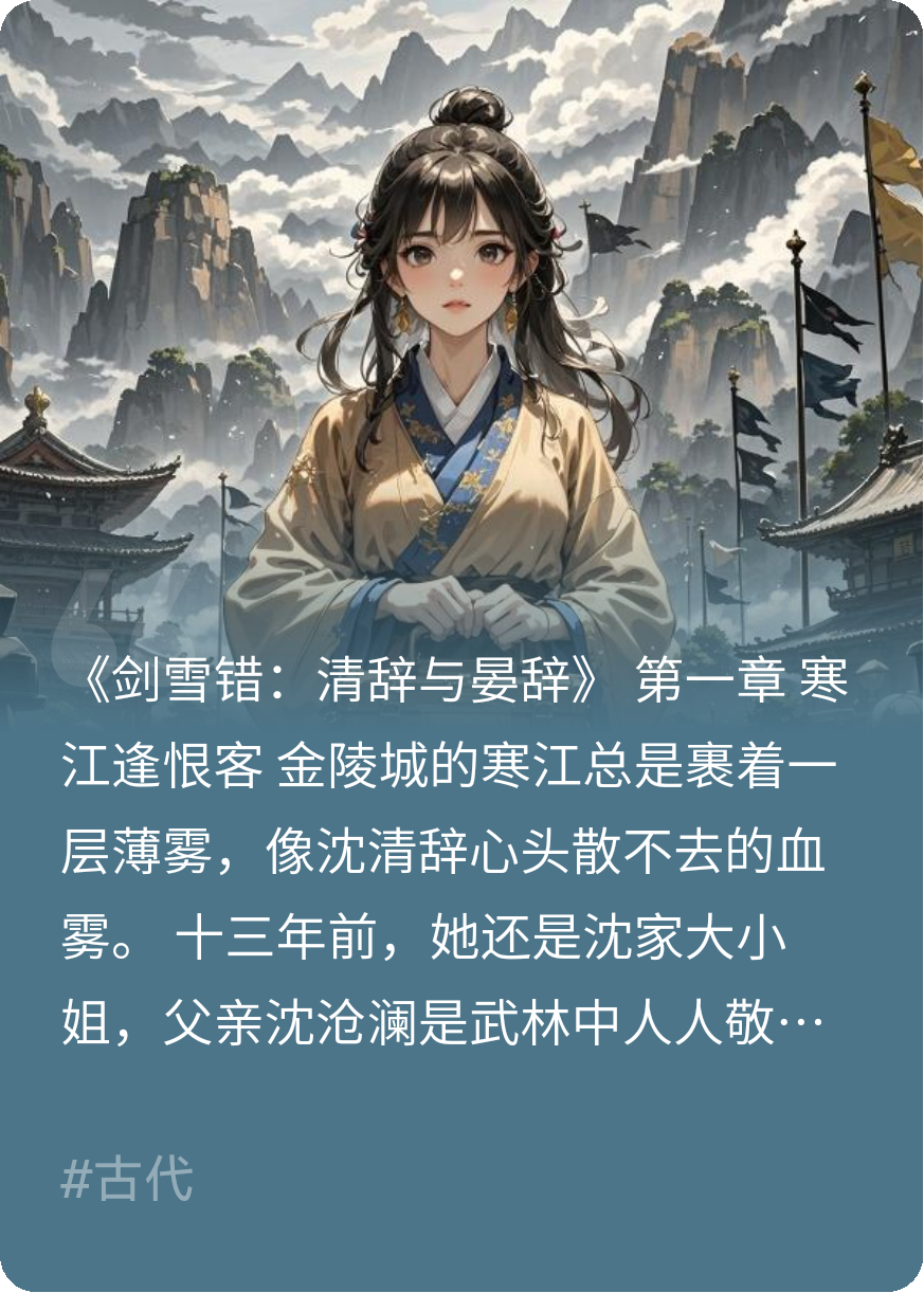 《沈家姑娘报仇记：没防住爱上仇家儿》
