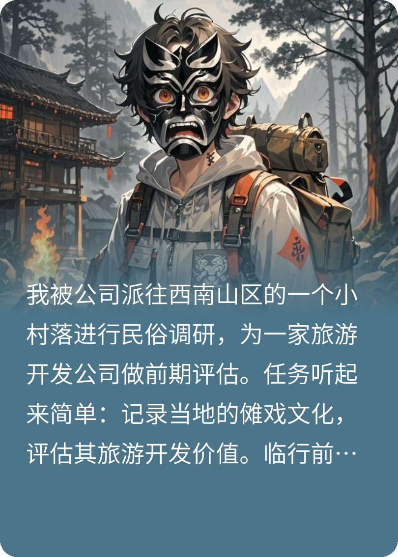 那张傩面精致又诡谲，很快就会出现在我脸上了