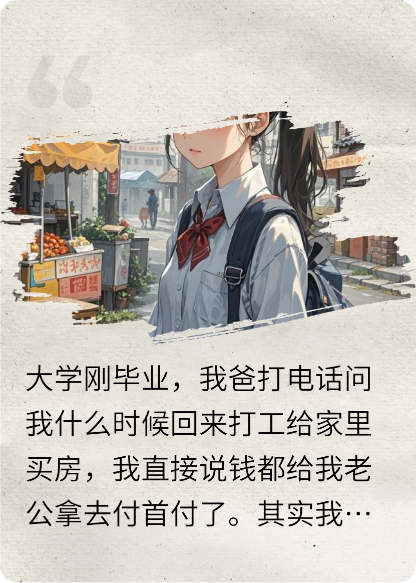 离开父母的保护伞，发现外面根本没下雨