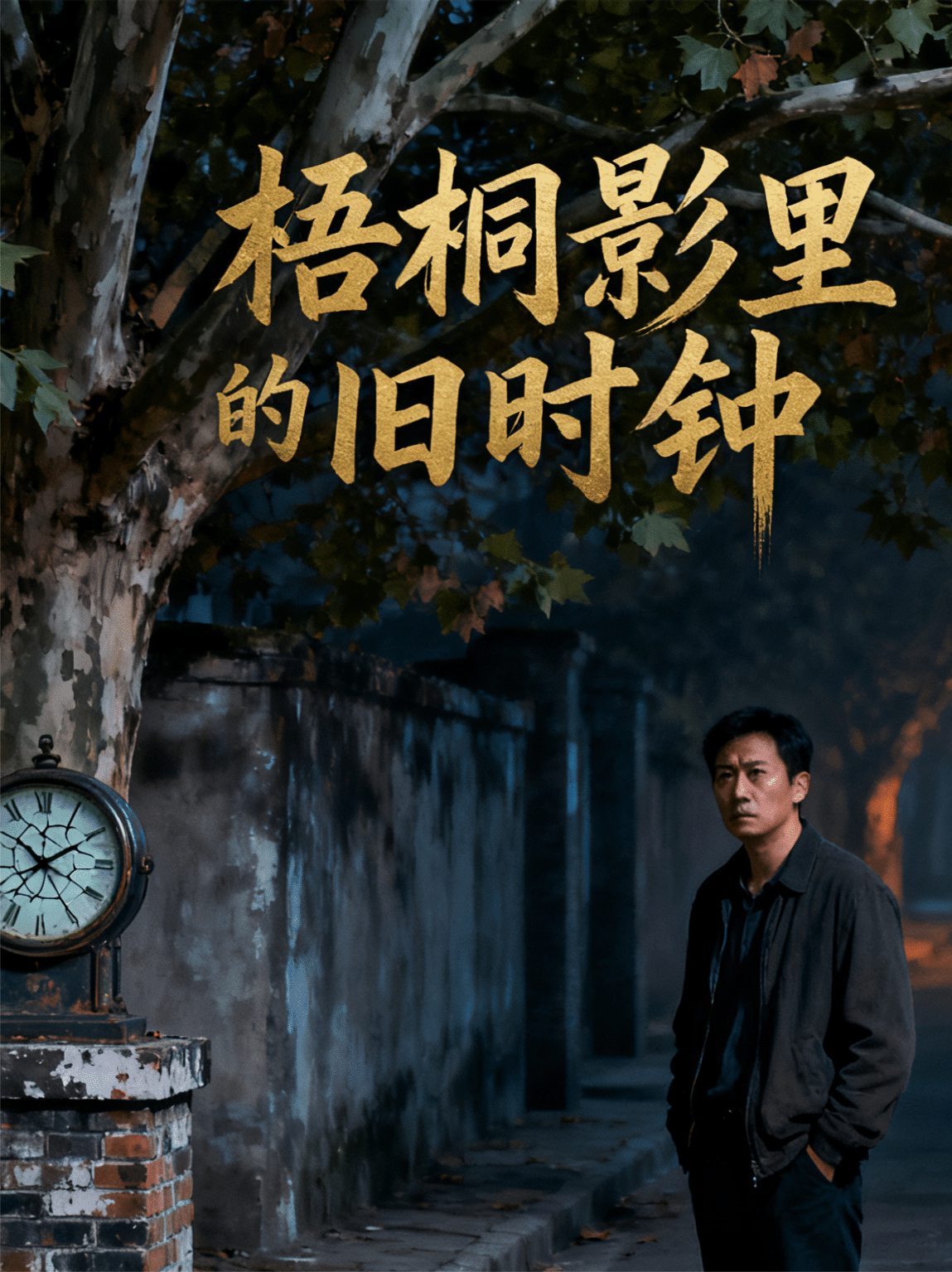 梧桐影里的旧时钟
