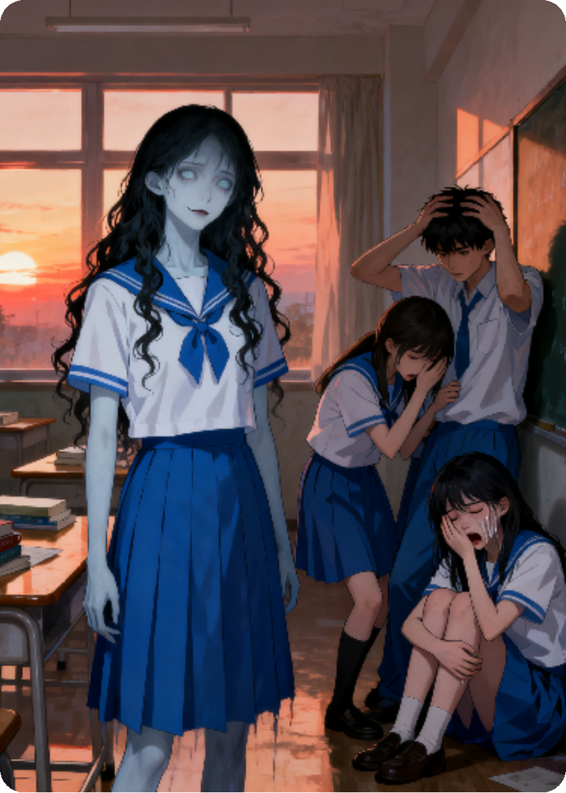 我死后化为怨灵，狠狠报复了所有霸凌者