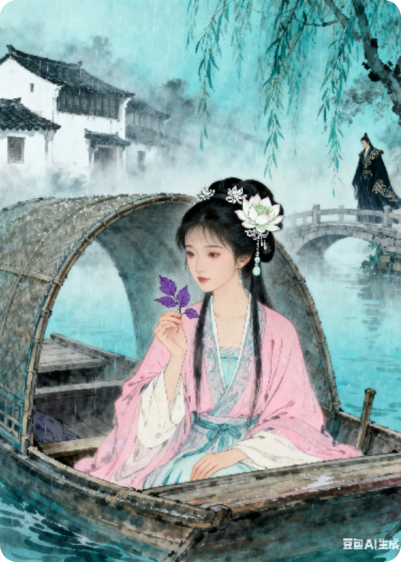 青川渡，玉簪缘