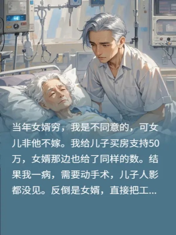 重病床前儿子和女婿的态度天差地别