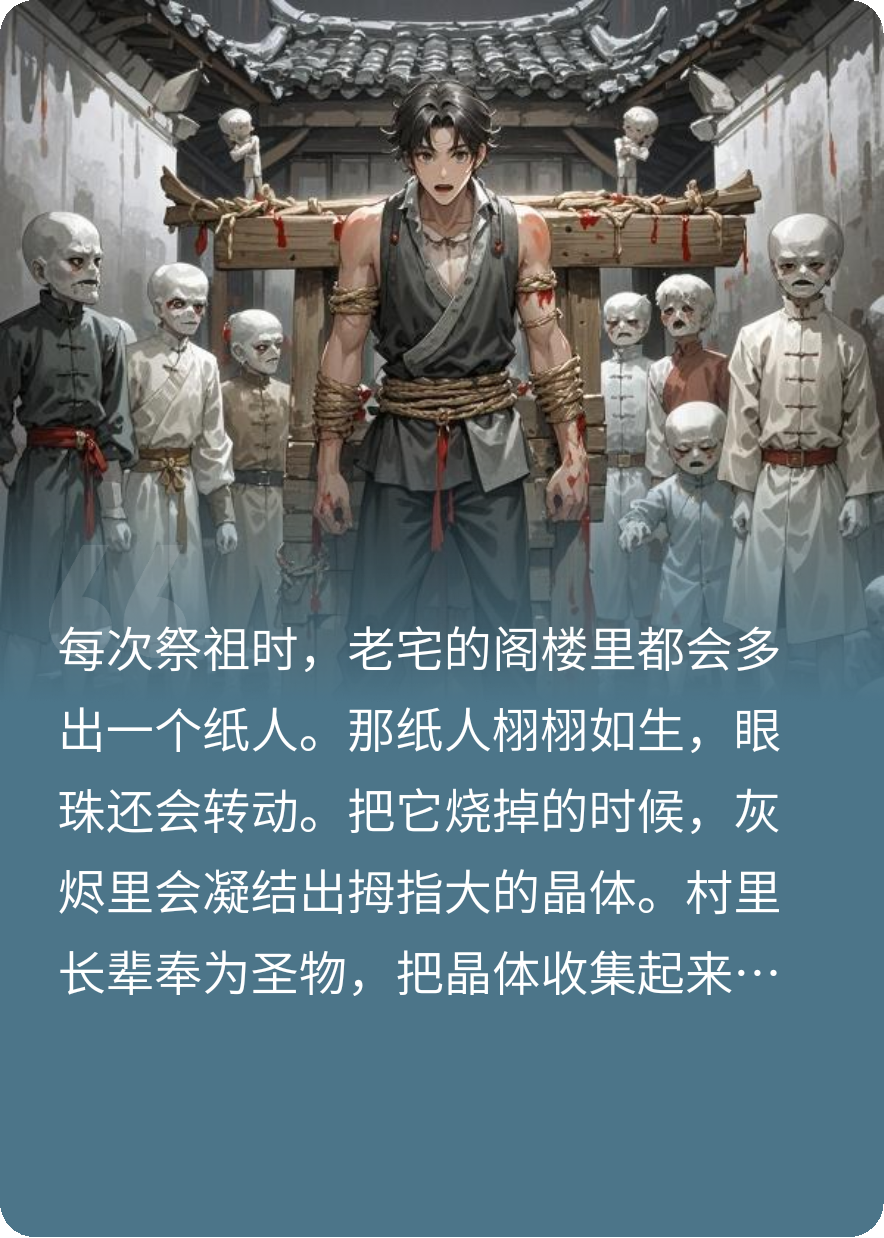 阁楼里的纸人