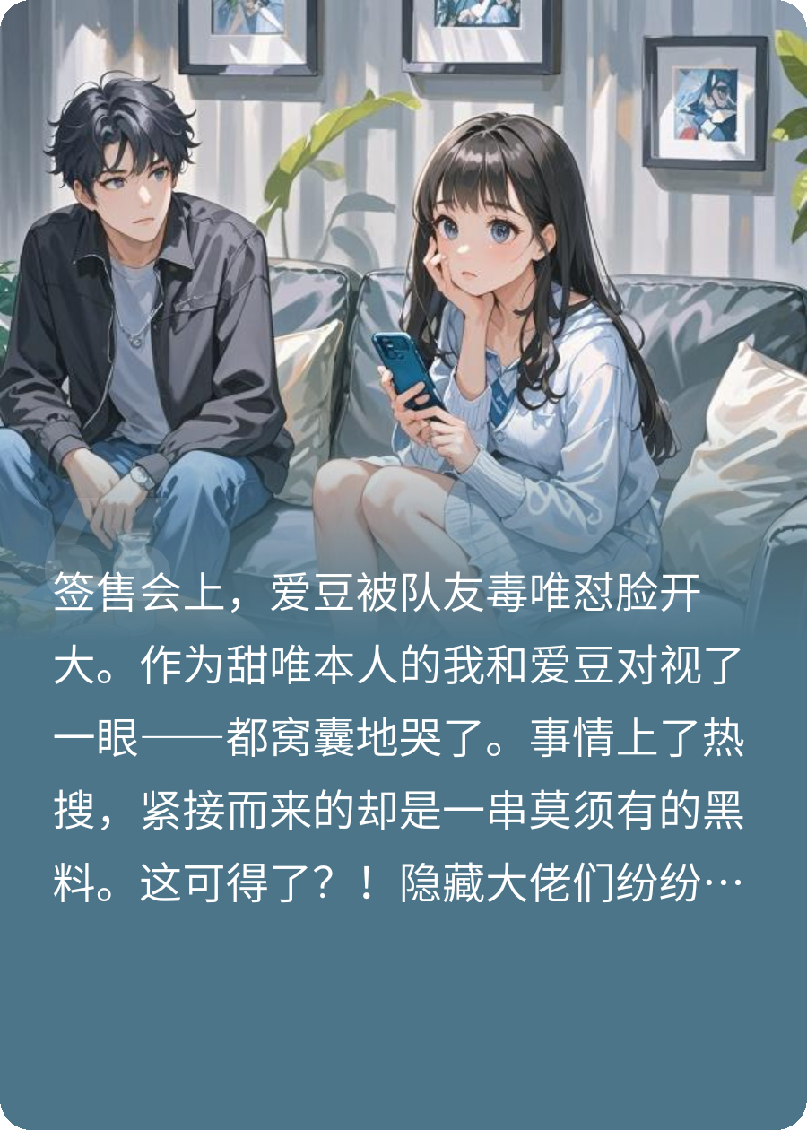当我和爱豆签售对哭上热搜后