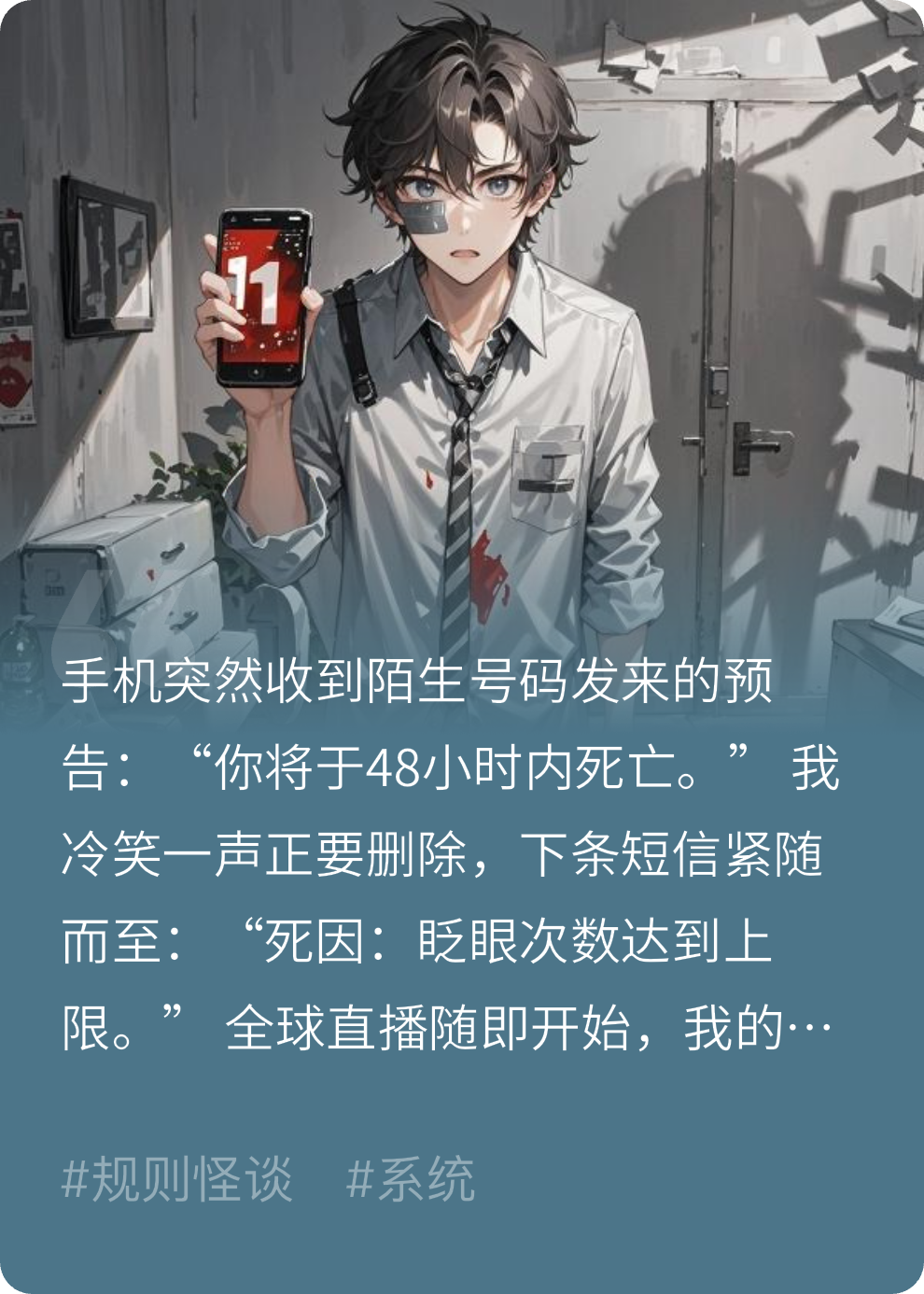 收到死亡预告后，他让我四十八小时别眨眼