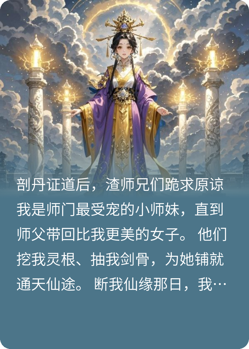 剖丹证道后，渣师兄们跪求原谅