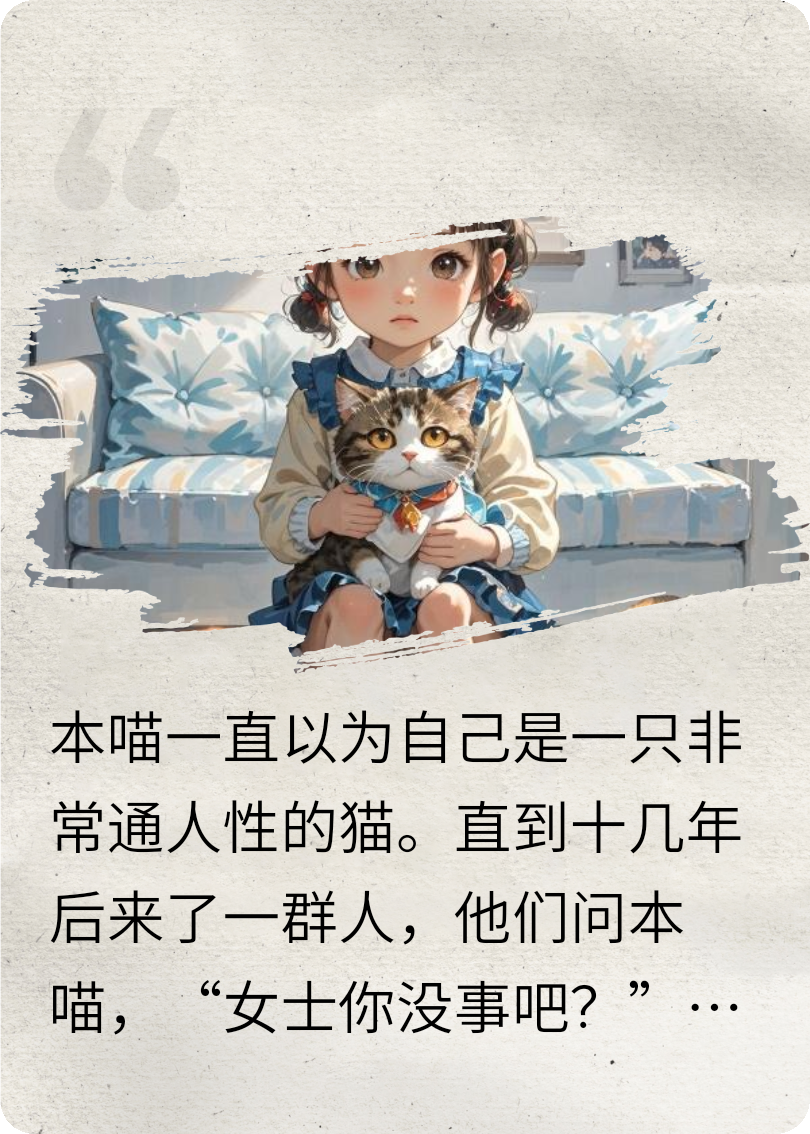 她用养猫当幌子，养了我十多年