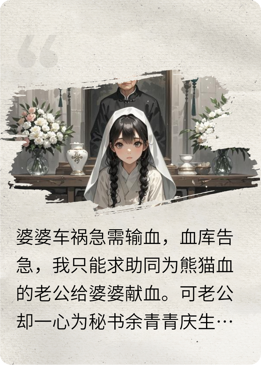 婆婆车祸大出血，老公却和秘书调情