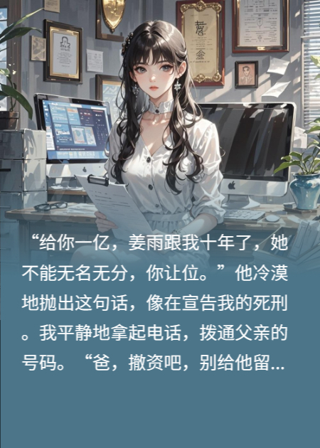 他一亿买断我婚姻，我让他身败名裂！