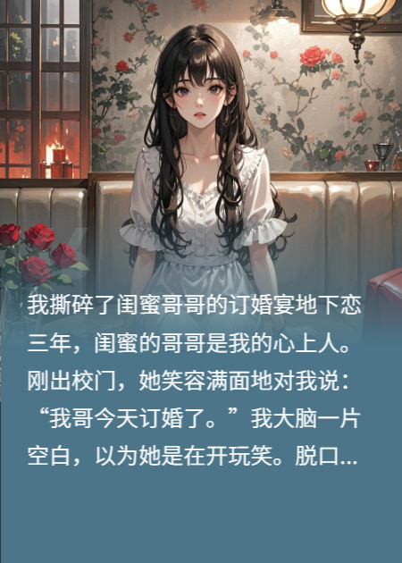 闺蜜哥哥订婚，对象不是我，那他和谁订婚了？