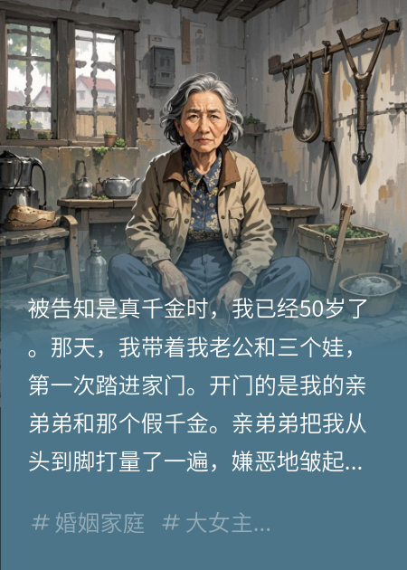 我穿解放鞋回豪门，扇亲弟弟