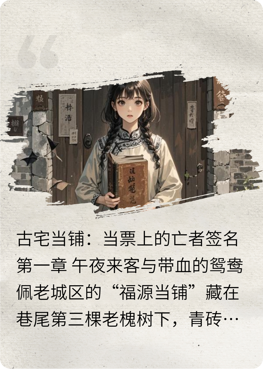 古宅当铺:当铺上的亡者签名