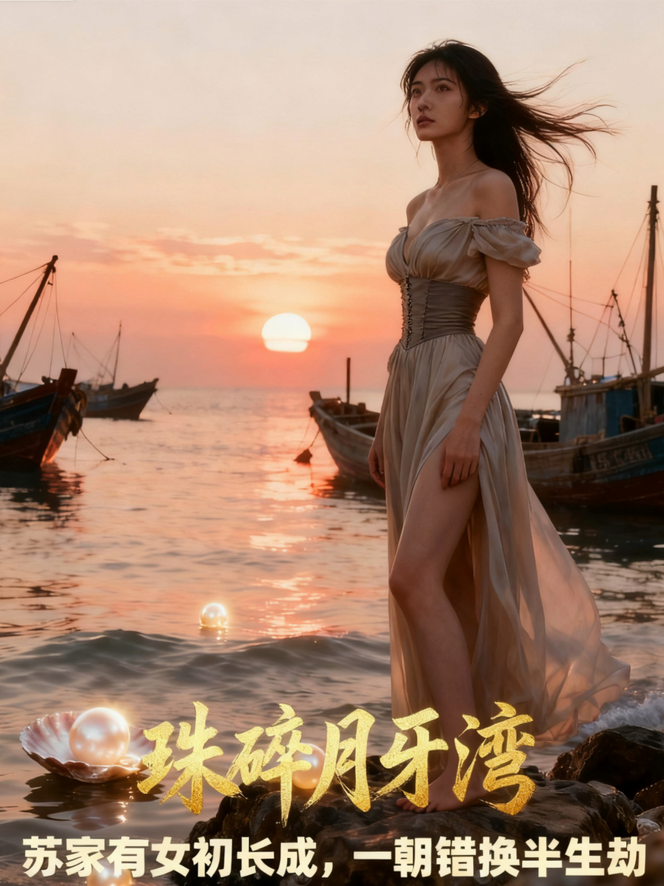 珠碎月牙湾