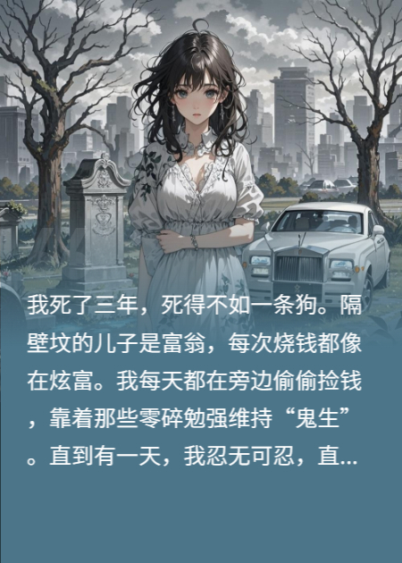 墓地捡钱三年，我找富二代要男人