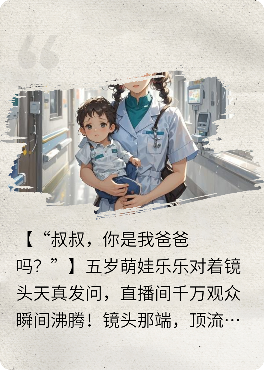 直播找爹，萌宝连线顶流影帝后全网炸了