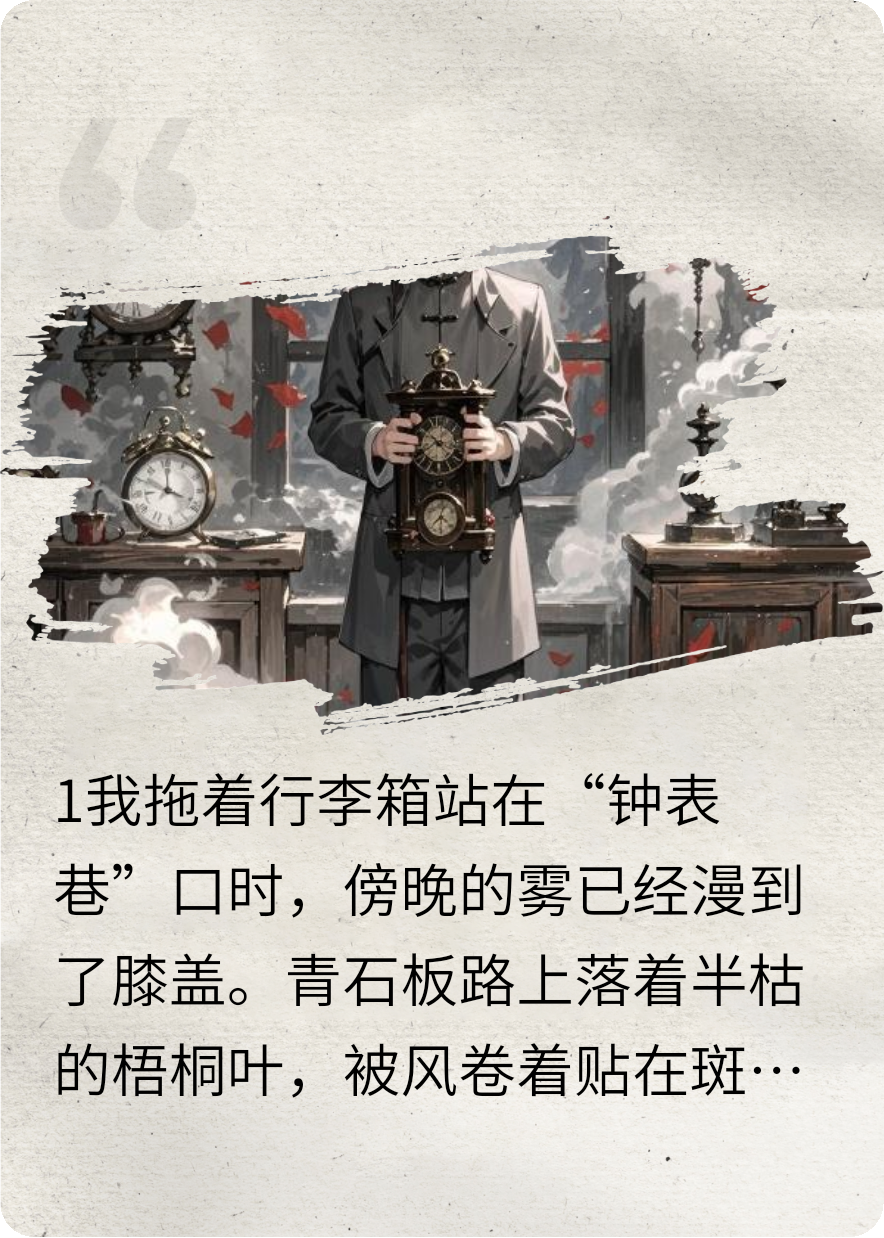 钟表匠不为人知秘密