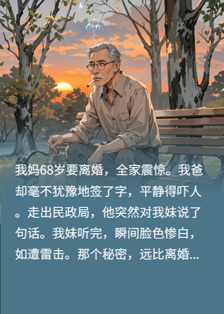 爸妈离婚，妹却惨白！