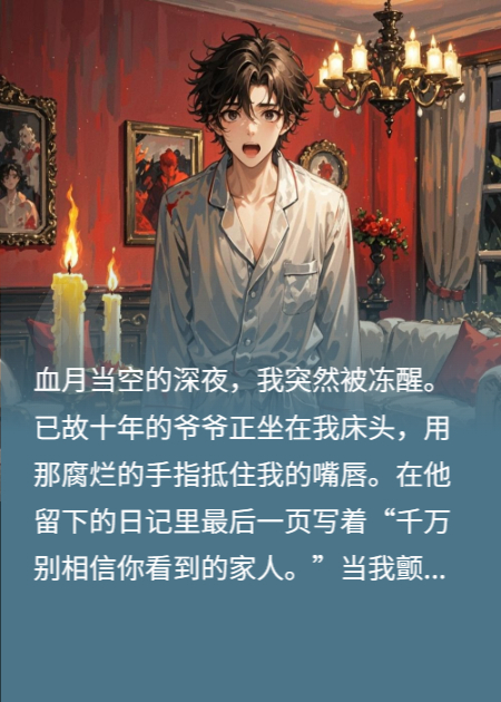 中元血月，已故十年的爷爷坐在我床头