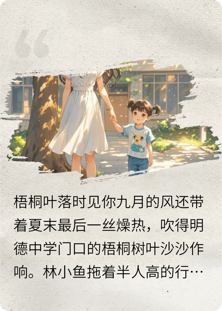 梧桐叶落时遇见你是我最幸福的事