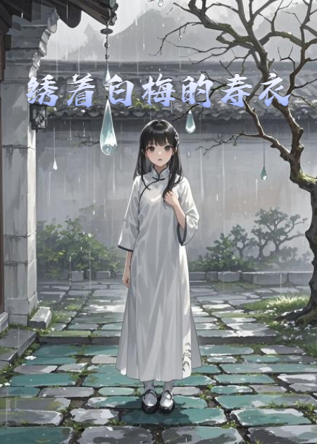 绣着白梅的寿衣