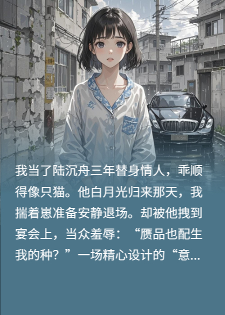 孕吐曝光后，冷情总裁当众罚跪，求我别死
