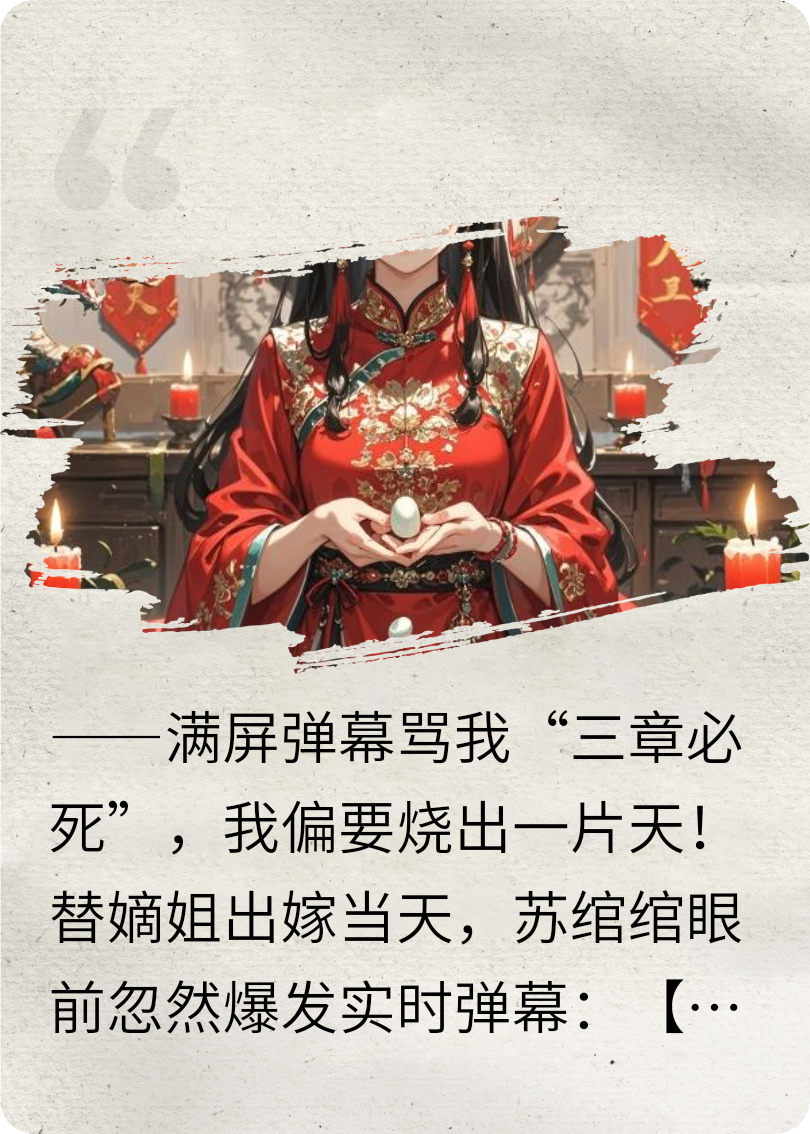 弹幕剧透后，炮灰女配她杀疯了