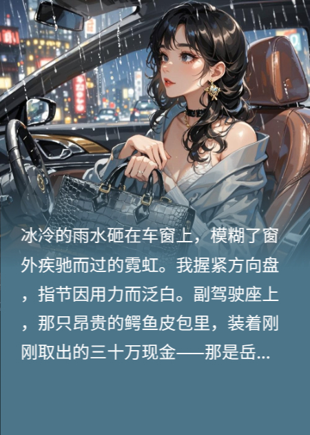 既然岳家只认钱，那我买走你最疼的人