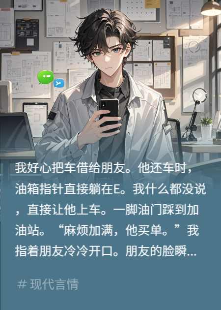 朋友还车油箱见底，我：加满才能走