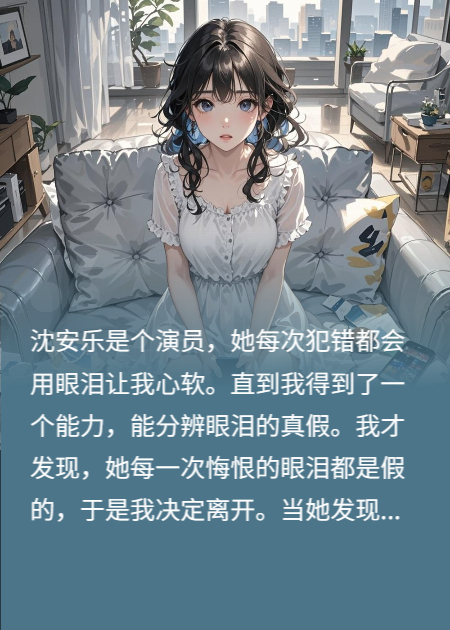 她一直在用眼泪欺骗我