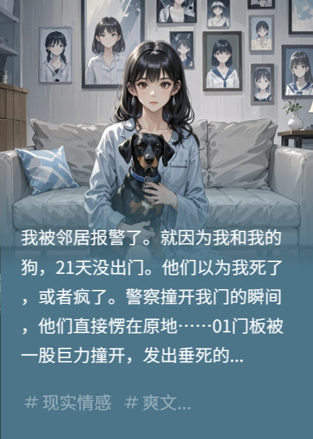 女教师养狗陪伴自己，21天未出门邻居直接报警了