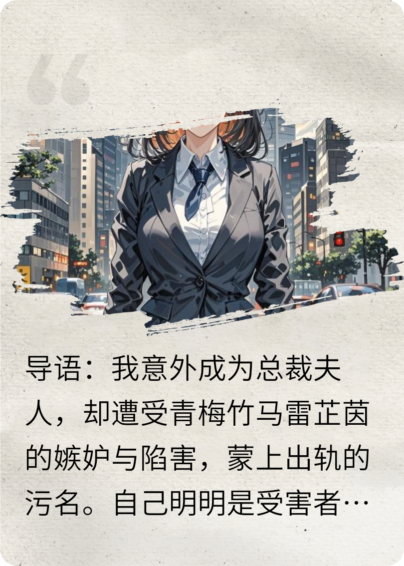 从总裁夫人到职场风云：一场阴谋的终结