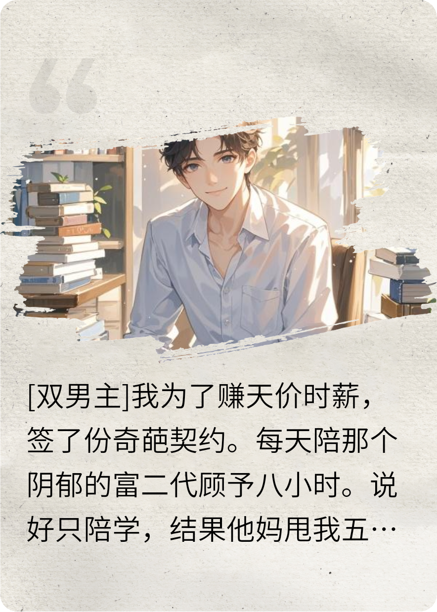契约陪学？富婆妈砸五百万让我娶她儿子！