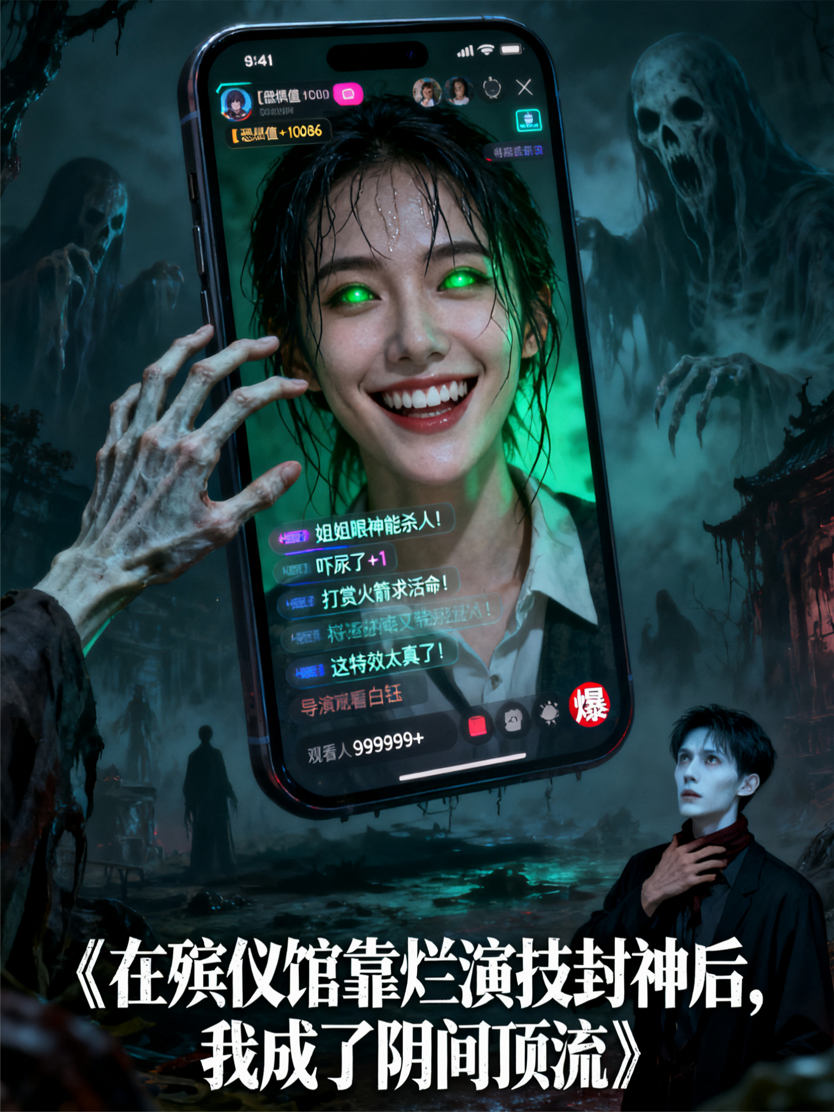 《在殡仪馆靠烂演技封神后，我成了阴间顶流》