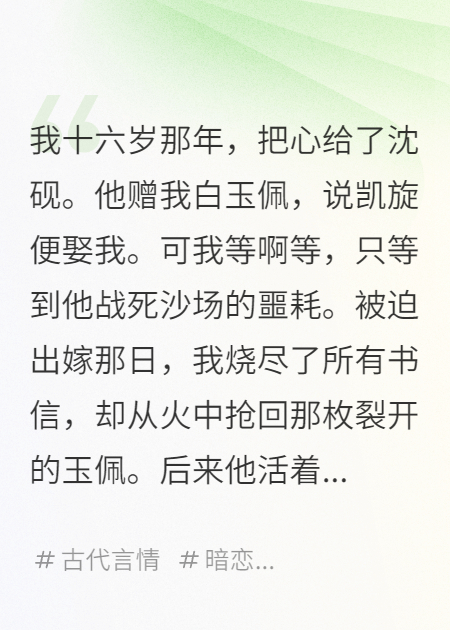 山河无恙，我的少年永葬
