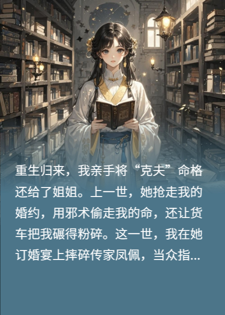 重生后，我把“克夫”命格还给了姐姐