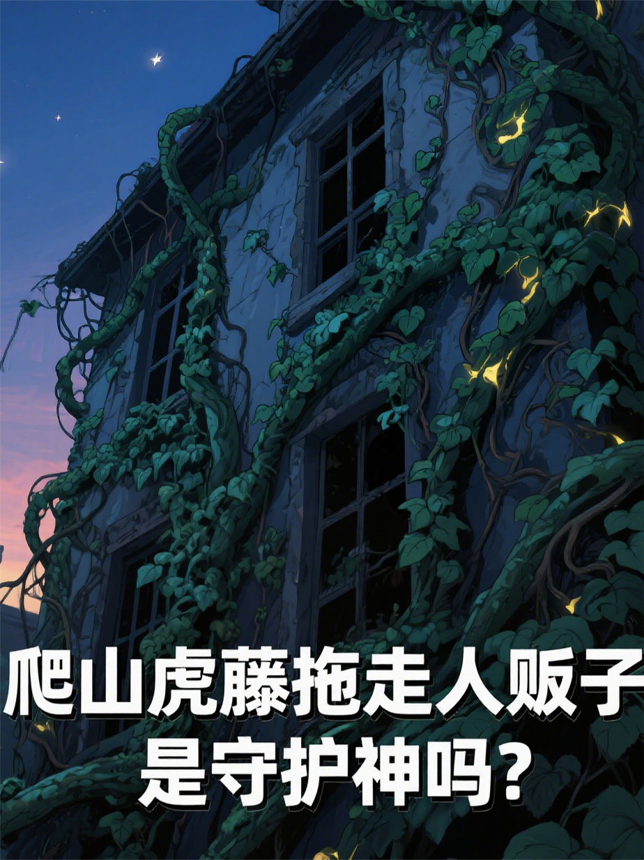 爬山虎藤拖走人贩子，是守护神吗？