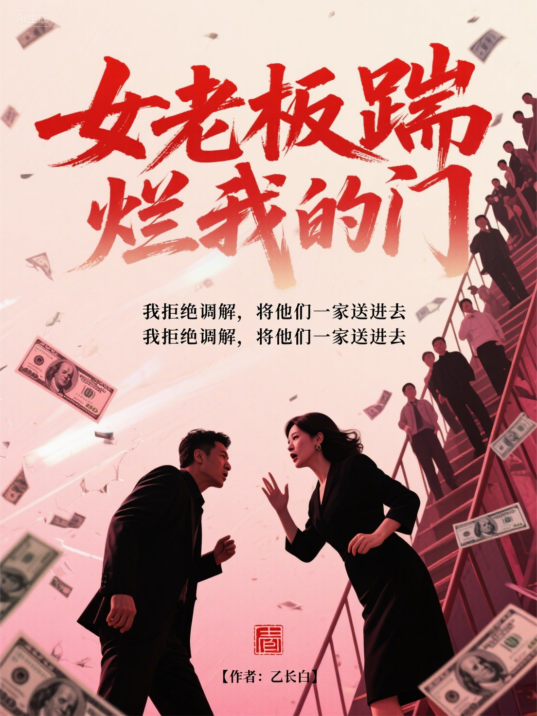女老板踹烂我的门，我拒绝调解，将他们一家送进去