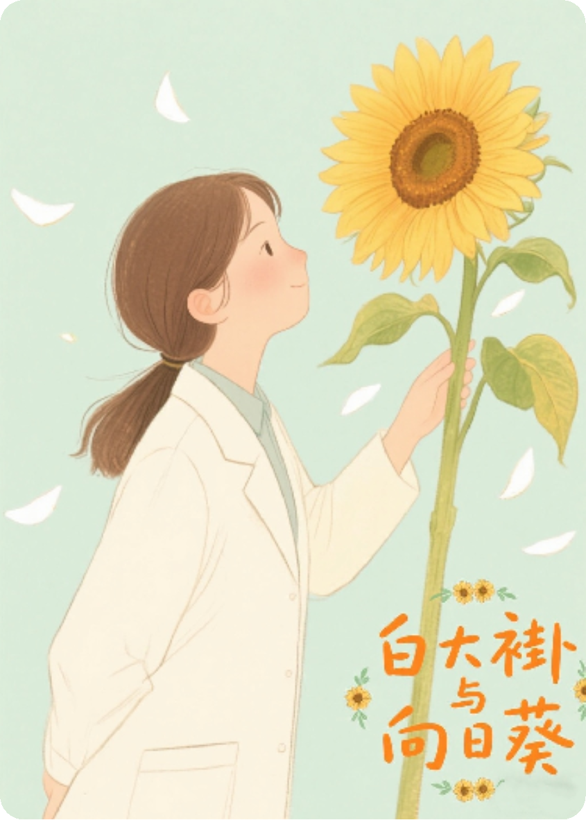 白大褂与向日葵