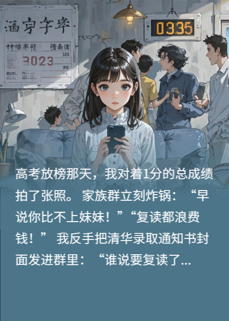 被1分打脸后，全家求我别复读了