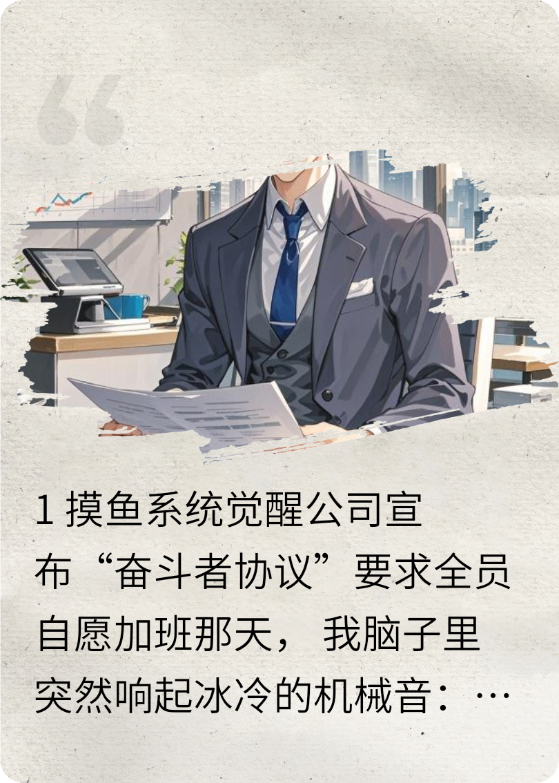 被摸鱼系统绑定的我，反手卷疯全世界