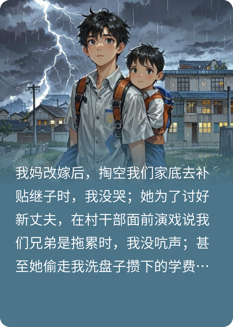母亲弃养后，我带着弟弟考上名校