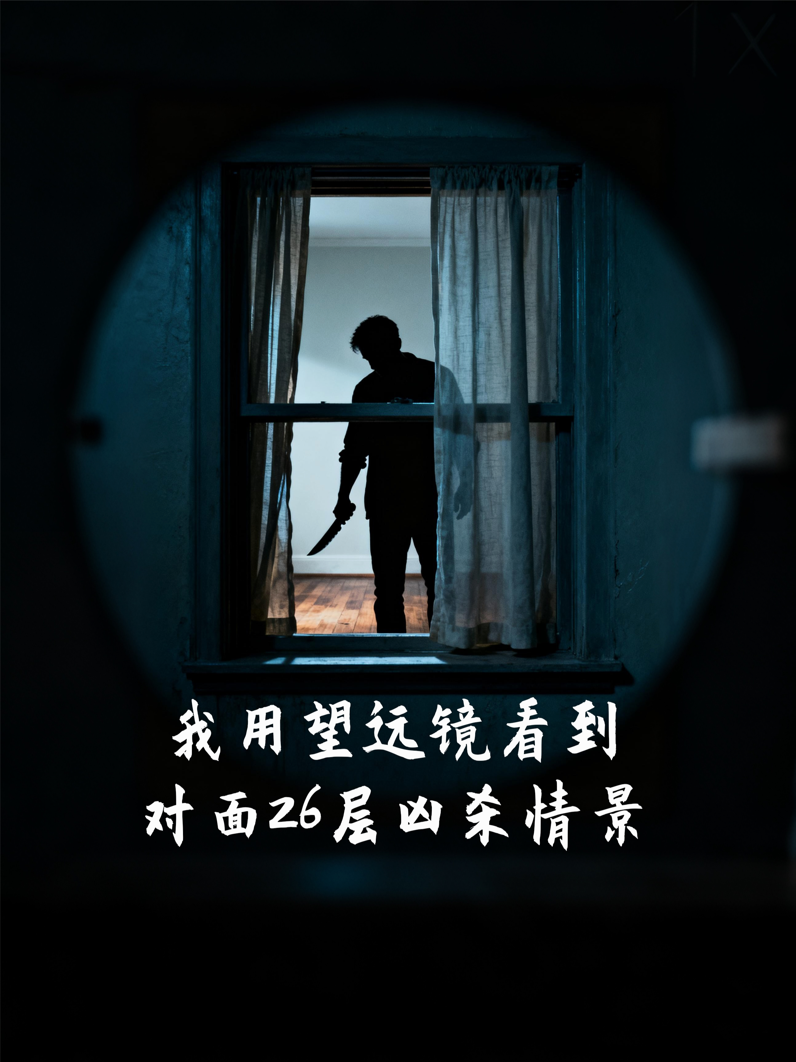 我用望远镜看到对面26层凶杀情景