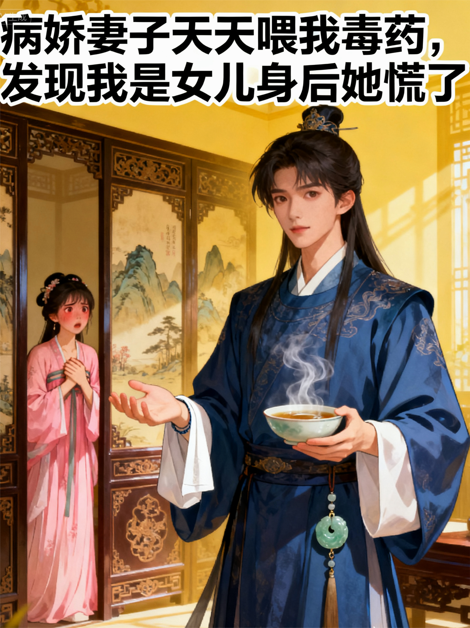 病娇妻子天天喂我毒药，发现我是女儿身后她慌了