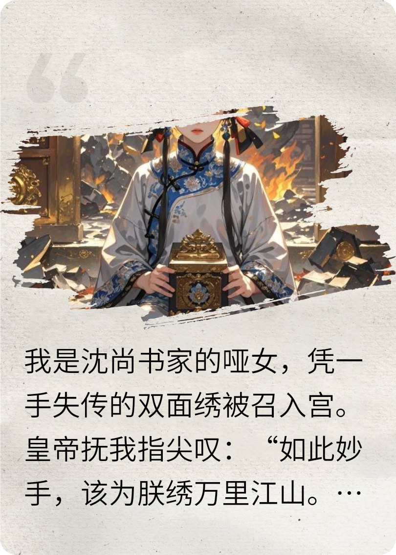 御赐哑药后，我双面刺绣废君王