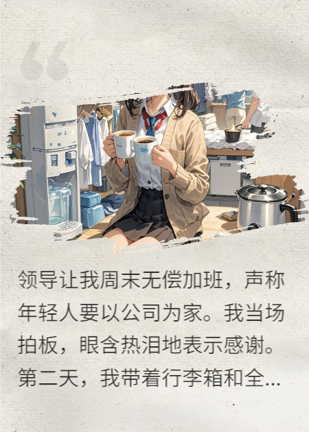 领导一句话，我把家搬进公司