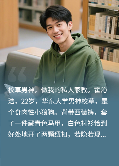 私人家教，校草男神在我面前羞羞哒
