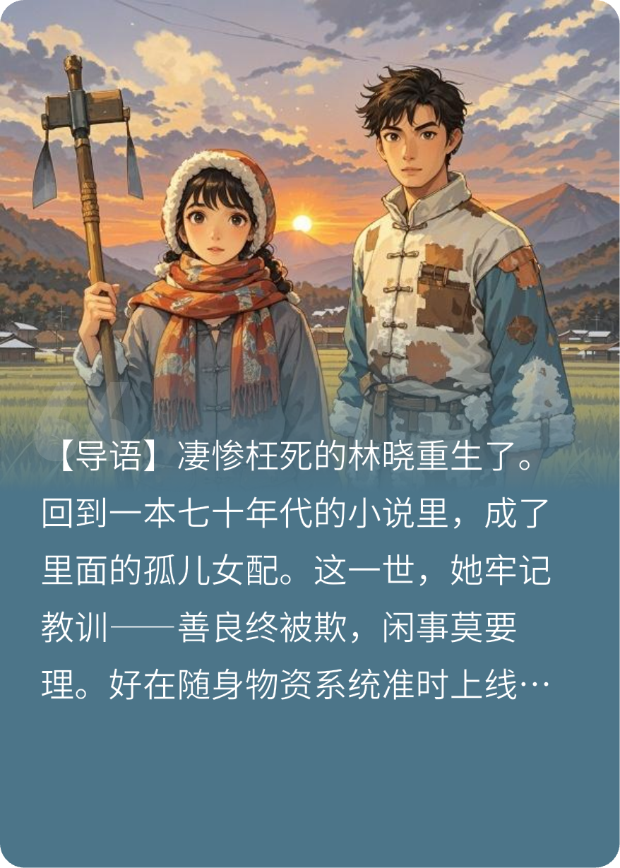 重生七零，我靠物资系统攻略病娇大佬