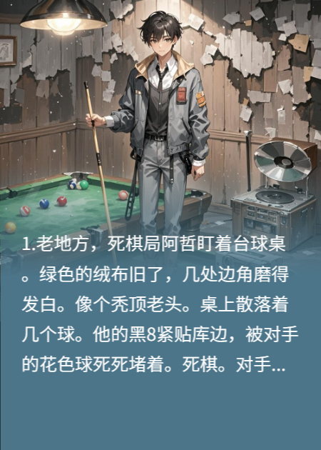 台球厅里的旧歌谣